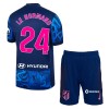 Officiële Voetbalshirt + Korte Broek Atlético Madrid Le Normand 24 Derde 2024-25 - Kids